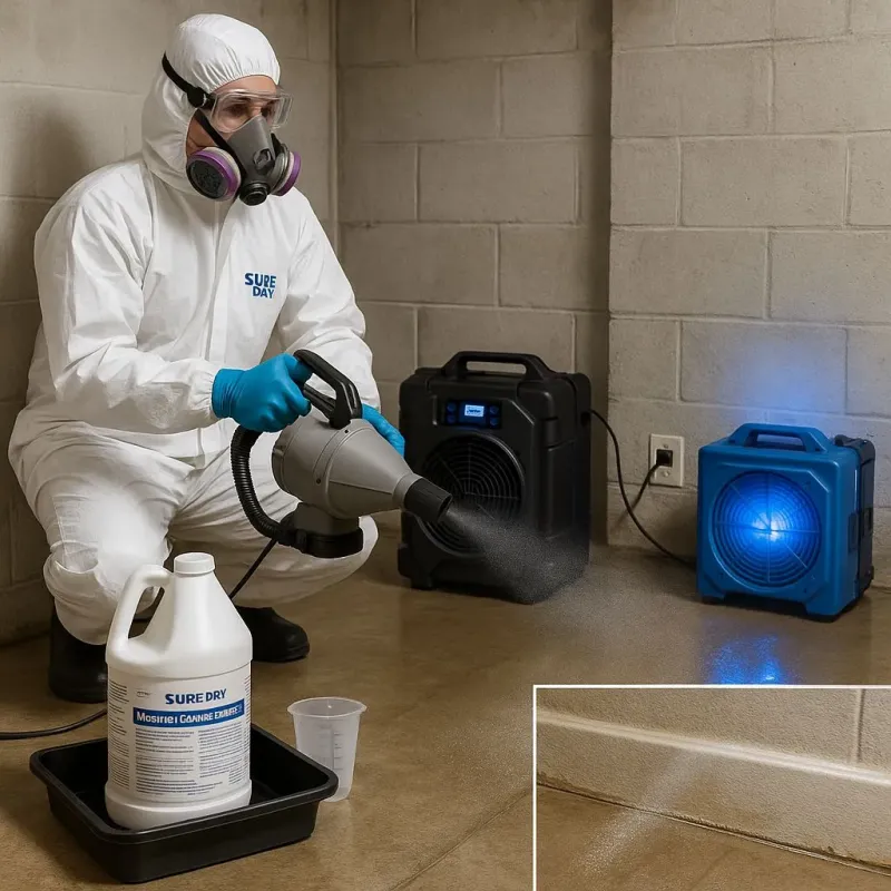 Sanitization and Odor Removal process in Laurel Park, NC