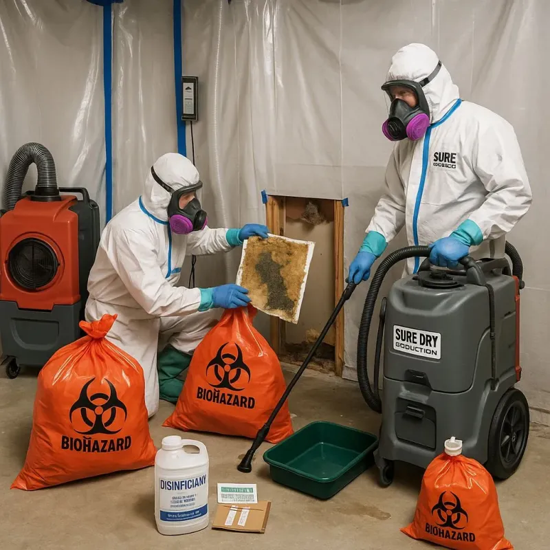 Contaminated Water Handling Protocols process in Laurel Park, NC