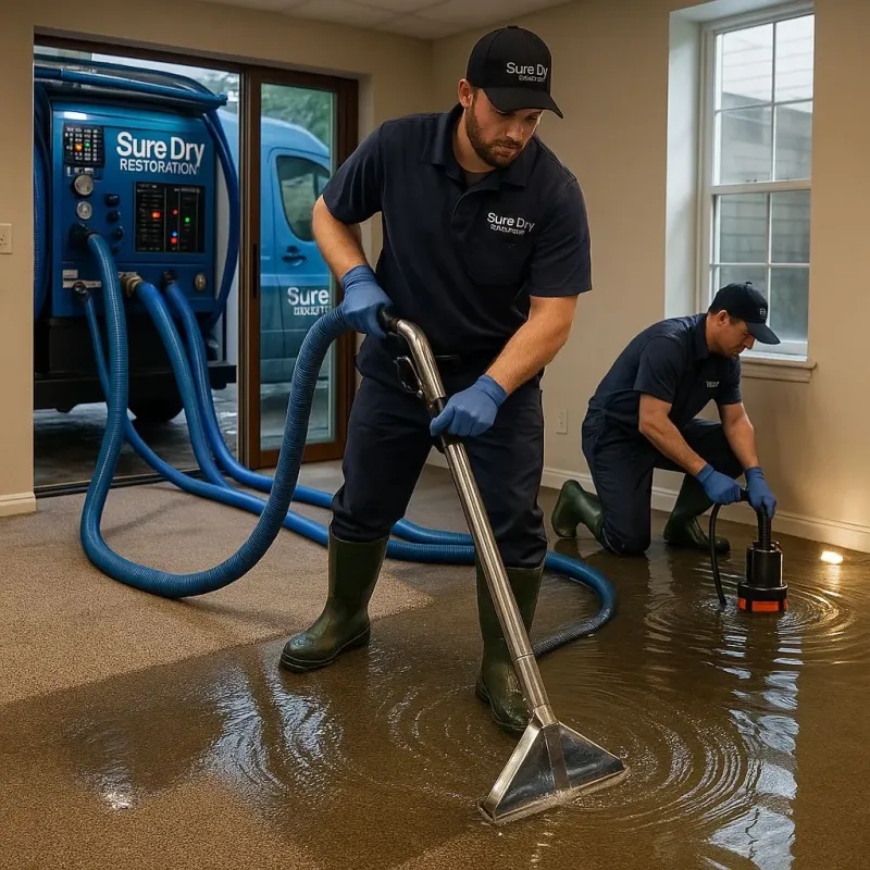Water Extraction and Removal process in Laurel Park, NC